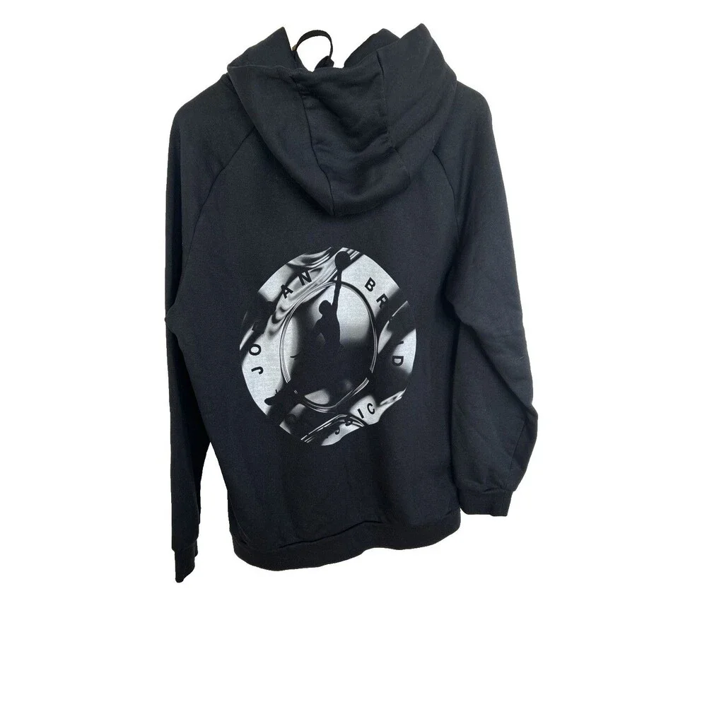 Jordan Sport DNA Fleece Hoodie Men's Size L Black CU2562-010 Jumpman Graphic